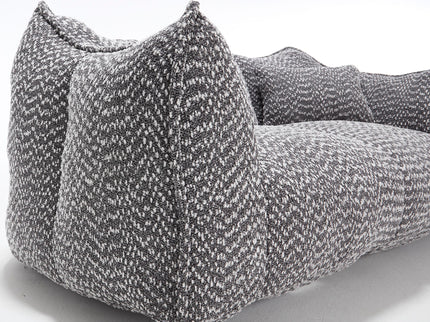 Comfortable Dual Beanbag Chair With High Resilience Foam Core For 2 People