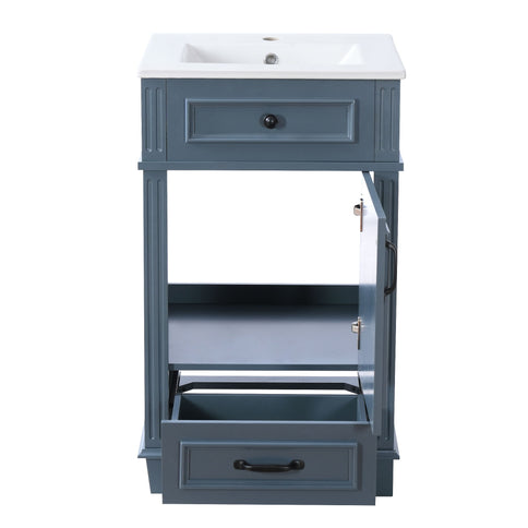 Bathroom Vanity With Sink, Drawer & Soft Closing Door