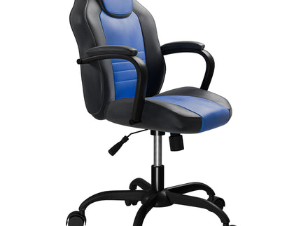 Gaming And Office Chair With Padded Arms, Adjustable Height