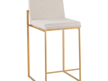 Fuji - Contemporary High Back Stylish Counter Stool