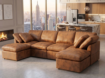 Deep Modular Cloud Sofa, Freely Configurable