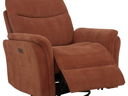 Beacon - Power Swivel Recliner With USB Charging And Adjustable Recline