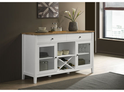 Prager - 2 Door Dining Sideboard - White