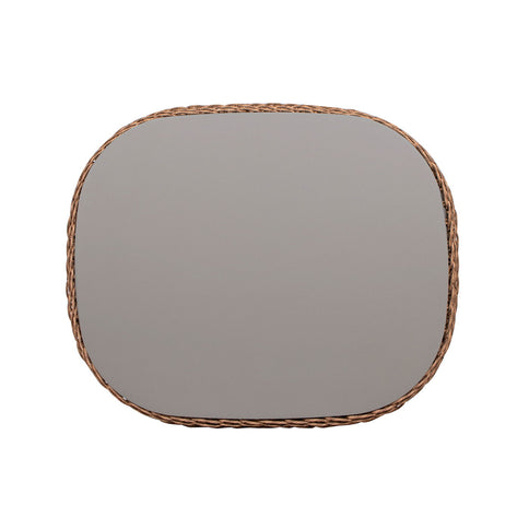 Willow - Oval Woven Patio Coffee Table, Wicker Frame