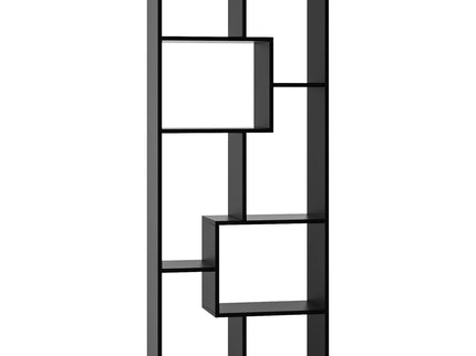 Asymmetrical Display Shelf & Bookcase, 5 Tier