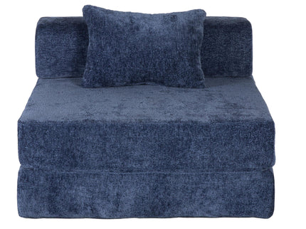 Convertible Floor Sofa Bed With Fixed Shape Frame For Living Room