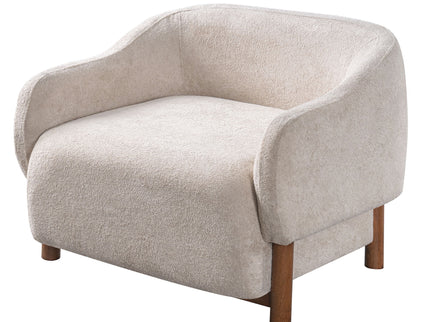 Modern Accent Chair With Recessed Arms And Tight Back