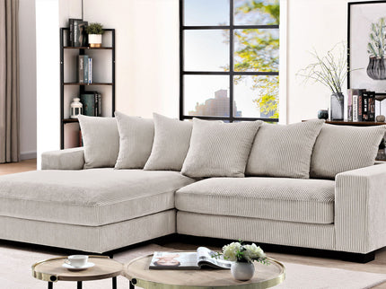 Luxe - Oversized 2 Piece Sectional Couches For Living Room, L Shaped Sofa With Chaise