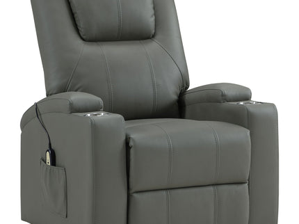Macklin - Power Lift Massage Recliner With Heat And Dual Cupholders