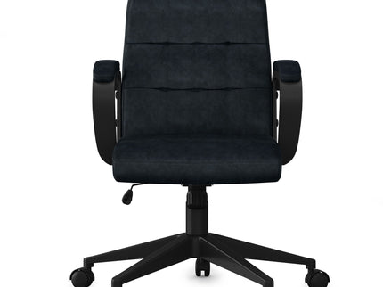 Brewer - Swivel Office Chair - Distressed Blue
