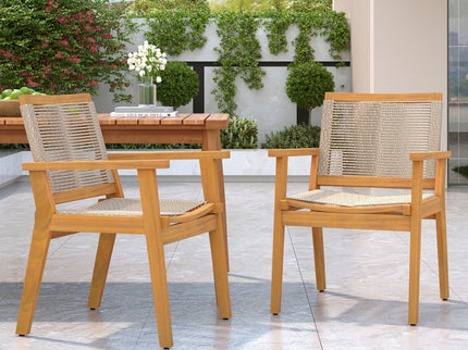 Outdoor Rope Dining Chair (Set of 2)