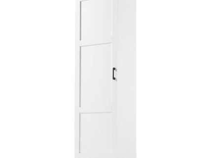 Storage Cabinet With 1 Door And Adjustable Shelf, Rectangle Shape - White