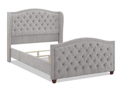 Marcella - Upholstered Shelter Headboard Bed Set