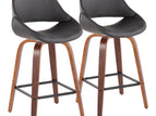 Dark Gray / Faux Leather