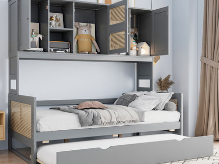Daybed And All In One Cabinet And Shelf