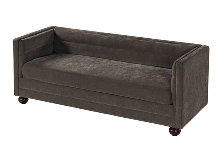 3 Seater Sofa Upholstery With Square Arms, Living Room Couch