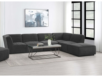 Vincent - 6 Piece Modular Sectional - Charcoal