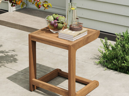 Ashwell - Acacia Wood Side Table - Teak