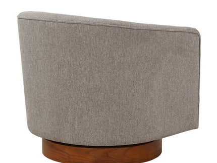 Miramar - Swivel Barrel Chair With Wooden Base