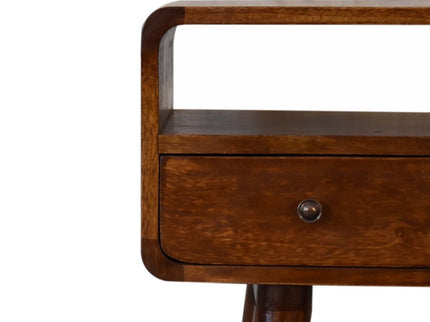 Mini Console Table - Chestnut