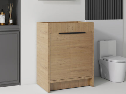 Freestanding Bathroom Vanity Cabinet With Soft Close Doors, Cabinet Only