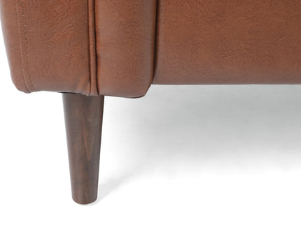 Sophisticated Loveseat With Diamond Stitched Detailing