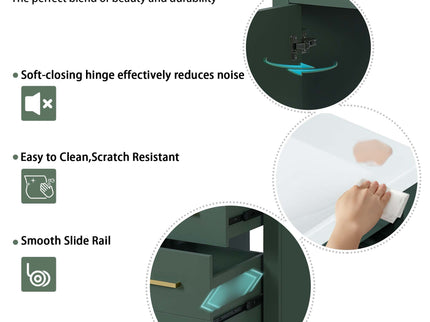Bathroom Vanity With Sink Combo, Storage Cabinet, Freestanding Set With 3 Drawers & Soft Closing Doors