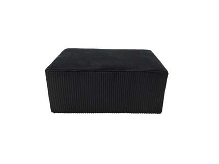 Upholstered Ottoman, Lounge Furniture - Black