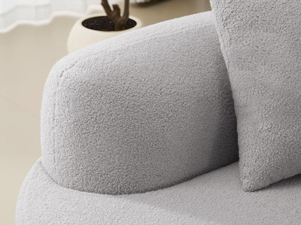 Curved 4 Seater Full Compression Sponge Sofa