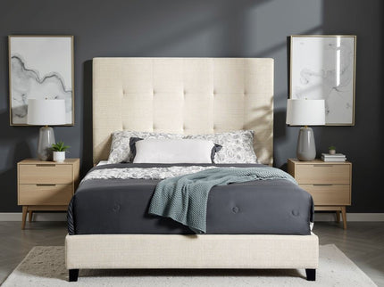 Tufted Upholstered Platform Bed