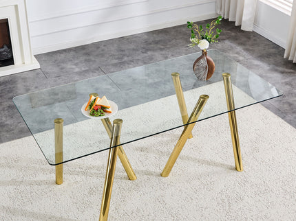 Dining Table With Transparent Surface