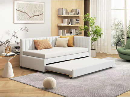Upholstered Daybed, Sofa Bed Frame, No Box Spring Needed