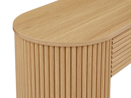 Retro Console Table With Storage, 3 Drawers