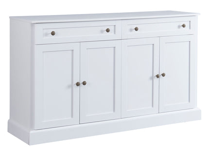 Kitchen Sideboard Storage Buffet Cabinet With 2 Drawers & 4 Doors Adjustable Shelves For Dining Room, Living Room