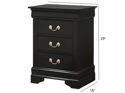 Louis Phillipe - Nightstand - Wood