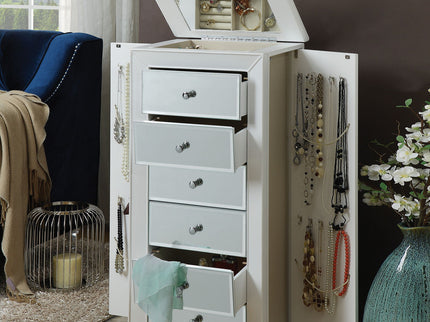 Talor - Jewelry Armoire - White