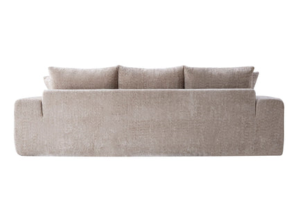 Extra Large Curved Front Compressed Sectional Sofa