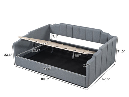 Modern Upholstered Daybed With Underneath Storage