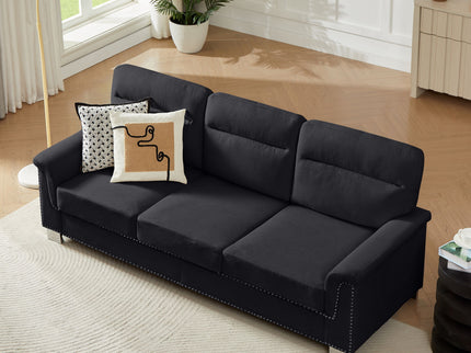 3 Seater Elegant Stationary Sofa