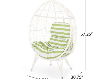 Cosmos - Round Hammered Iron Teardrop Chair