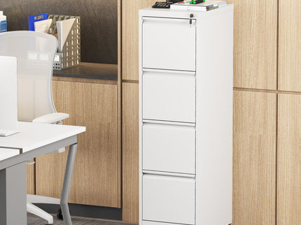 Drawer Metal Locking Vertical File Cabinet With Wheels Heavy Duty Lockable Storage