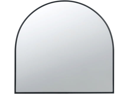 Arched Mirror With Metal Frame, Wall Mirror For Living Room Bedroom Entryway