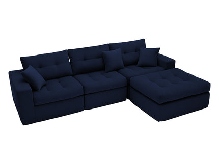 Corner Chaise L-Shaped Sectional Sofa Bed