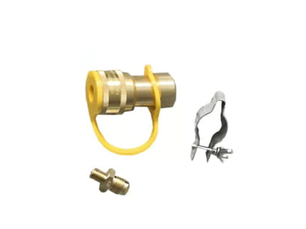 Fire Pit Gas Conversion Kit - Gray