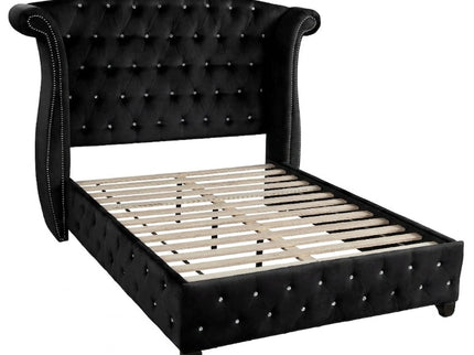 Sophia - Crystal Tufted Upholstered Bed