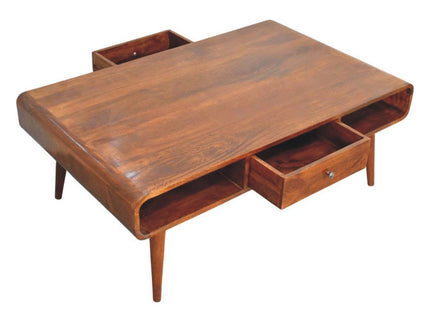 Avora - 2 Drawer Coffee Table - Brown