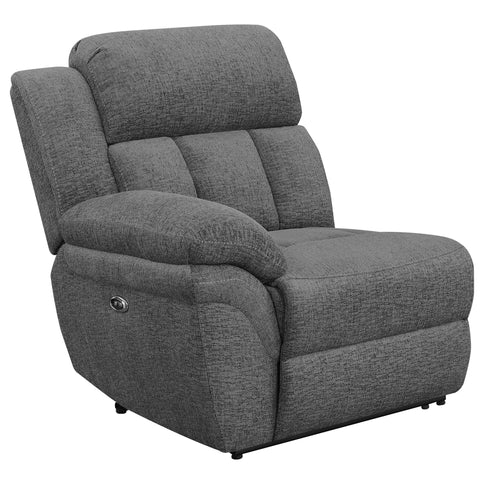 Divine - 5 Piece Power Reclining Home Theater Seating Set With Memory Foam Cushions And Storage Consoles