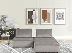 Gray / 3 Pc. Sectional