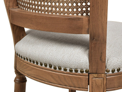 Triomphe - Rattan Wicker High Back Armless Counter Bar Stool