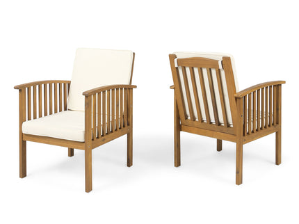 Casa - Acacia Club Chair Coastal Classic Outdoor Seating, Waterproof Fabric